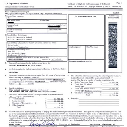 美国新泽西州吉尔圣伯纳德学校10年级 美国新泽西州吉尔圣伯纳德学校10年级